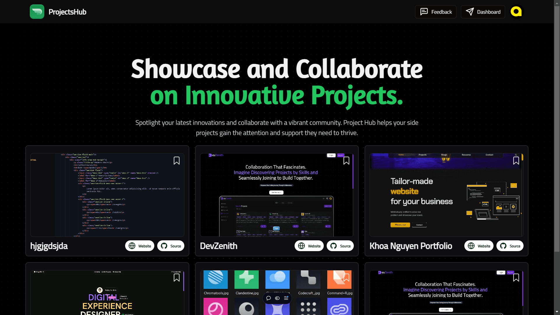 ProjectsHub preview 1